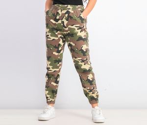 Womens Camouflage Jogger Pants  Olive/Black/Cream
