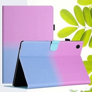 Tablet Case Cover For Samsung Galaxy Tab S6 Lite 10.4 A8 A7 Lite with Stand Flip Card Holder Color Gradient TPU PU Leather miniinthebox