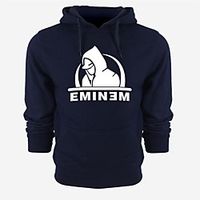 Men's Pullover Hoodie Sweatshirt Text Print Daily Fitness Hot Stamping Sportswear Basic Hoodies Sweatshirts  Black Blue Red Lightinthebox - thumbnail