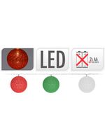 Homesmiths Christmas Raffia Balls LED 6cm Multicolor Homesmiths Christmas Raffia Balls LED 6cm Multicolor