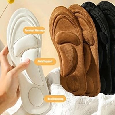 1 Pair 5D Thermal Self Heated Insoles For Feet Warm Memory Foam Arch Support Insoles For Women Men Winter Sport Self-heating Shoe Pads miniinthebox