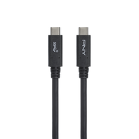 PNY USB C to C 3.1 Gen2 Cable 1m, Black - thumbnail