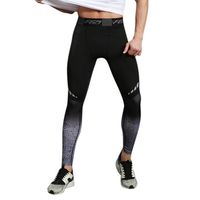 Mens High-elastic Quick Dry Jogging Tights Gym Pants Bodybuilding Skinny Legging Trousers