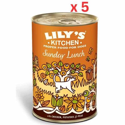 Lily'S Kitchen Sunday Lunch Wet Dog Food (400G) (Pack of 5) Lily'S Kitchen Sunday Lunch Wet Dog Food (400G) (Pack of 5)