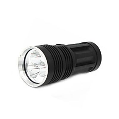 ANOWL 7262 LED Flashlights  Torch 7700 lm LED LED 11 Emitters 5 Mode Portable Easy Carrying Camping  Hiking  Caving Everyday Use Diving  Boating Black  Aluminum Alloy Lightinthebox