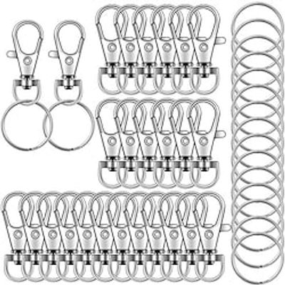 20 pcs Metal DIY Scheme Structure Split Keys Public Partitions Keychains 25mm Open Atlas Interface Lightinthebox