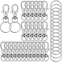 20 pcs Metal DIY Scheme Structure Split Keys Public Partitions Keychains 25mm Open Atlas Interface Lightinthebox - thumbnail