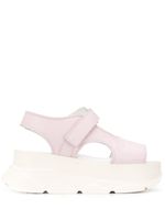 Joshua Sanders wedge sole sandals - PINK