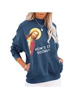 I Saw That Jesus Funny Christian Apparel Trendy Women's Sweatshirt Gift Tops