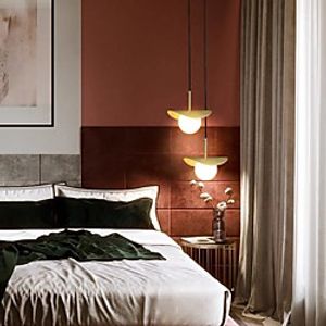 LED Pendant Light Bedside Lamp Nordic Modern 20 cm Gold Globe Desgin Pendant Light Metal Electroplated LED 110-120V 220-240V Lightinthebox