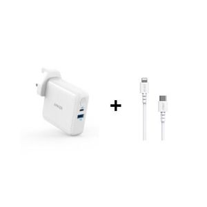 Anker Powercore Fusion+ Usb C to Lightning cable