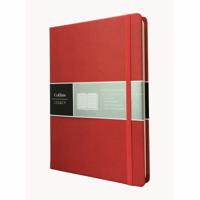 Collins Debden Legacy Feint Ruled A5 Notebook Red - thumbnail