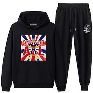 Inspired by My Hero Academia / Boku No Hero All Might Pants Outfits Hoodie Anime Harajuku Graphic Kawaii Pants For Men's Women's Unisex Adults' Hot Stamping 100% Polyester miniinthebox