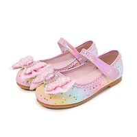 Girls' Flats Daily Flower Girl Shoes Princess Shoes School Shoes Glitter Portable Shock Absorption Breathability Princess Shoes Big Kids(7years ) Little Kids(4-7ys) Daily Walking Shoes Crystal Lightinthebox - thumbnail