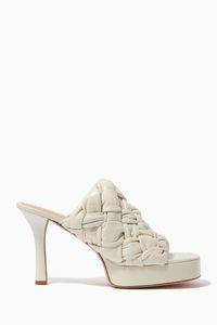 The Board Sandals in Shiny Nappa