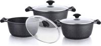 Prestige Essentials 6 Pcs set Black Granite Non-Stick Aluminium - PR80970