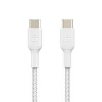 Belkin BOOST CHARGE Braided USB-C to USB-C Cable, White