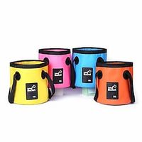 1pc Multifunctional Collapsible Buckets, Camping Water Storage Container, Portable Folding Bucket Wash Basin For Traveling Hiking Fishing Boating miniinthebox - thumbnail