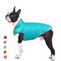 20 new pet clothes, dog clothes, light down and double-sided cotton-padded clothes, contrast color reflective small and medium-sized dog clothes Lightinthebox - thumbnail