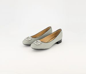 Womens D Wistrey Flats  Light Green/Black