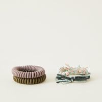 Assorted 4-Piece Scrunchie Set Assorted 4-Piece Scrunchie Set