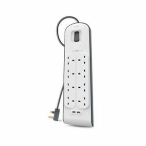 Belkin Surgeprotector 8 Outlet 2 USB 2