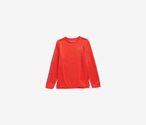 Kids Boys Fleece Coldgear Crewneck Pullover Sweater  Red