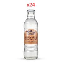 Franklin And Sons Rosemary & Black Olive Tonic 200Ml (Pack of 24)