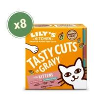 Lily's Kitchen Tasty Cuts in Gravy for Kittens Multipack 8X85G