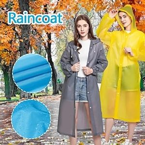 Women's Hiking Raincoat Hiking Windbreaker Outdoor Solid Color Waterproof Ultra Light (UL) Breathable Quick Dry Hoodie Raincoat Ski  Snowboard Fishing Climbing Black White Yellow Lightinthebox