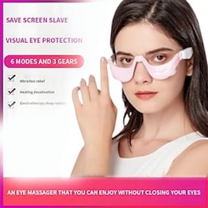 3D Electric Eye Massager Dark Circles Fatigue Relief ENS Microcurrent Eye Massage Machine Eye Massager Wrinkle PatchesTreatments miniinthebox