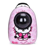 Cozy Paws Pink Kitty Transparent Capsule Pet Travel Backpack - 42X32 X29 Cm