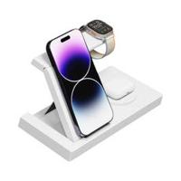 Max & Max 3-in-1 Wireless Mobile Charging Station, White (MXMMWC3N1) - thumbnail