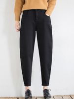 Casual Zipper Women Velvet Harem Pants