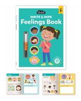 Hinkler Junior Explorers Write and Wipe Feelings Book for Kids Aged 3+