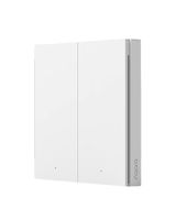 Aqara Smart Wall Switch with Neutral, Double Rocker H1-white