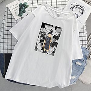 Inspired by Haikyuu Cosplay Cosplay Costume T-shirt Polyester  Cotton Blend Print T-shirt For Women's  Men's Lightinthebox