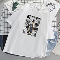 Inspired by Haikyuu Cosplay Cosplay Costume T-shirt Polyester  Cotton Blend Print T-shirt For Women's  Men's Lightinthebox - thumbnail