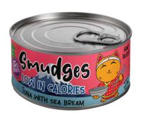 Smudges Adult Cat Tuna Flakes With Sea Bream In Soft Jelly 80G