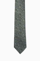 Floral Tie in Silk - thumbnail