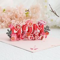 3D Pop Up Mum Birthday Cards for Women Mothers Day card from Daughter 3D Pop Up Birthday Cards Mam Thank You Greeting Cards for Women Her Mum Wife Lovers Mother's Day Birthdays Anniversary Women's Day Lightinthebox