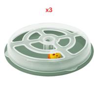 Georplast Vertigo Interactive Cat Toy - Green (Pack Of 3)