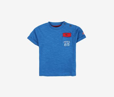 Baby Boys Short Sleeve 85 Pocket Tee Royal Baby Boys Short Sleeve 85 Pocket Tee Royal