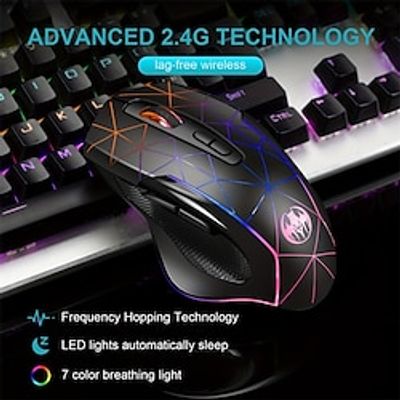 2.4G Wireless Charging Mouse The Perfect Gaming and Office Companion for Laptop Computers miniinthebox