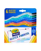 Crayola Glitter Markers Pack of 6 - thumbnail