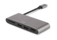 Moshi USB-C Multimedia Adapter Titanium Grey - thumbnail