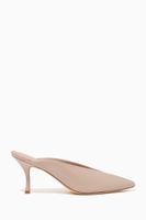 Lulah High-Cut Leather Mules Lulah High-Cut Leather Mules