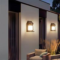 Solar Retro Kerosene Bottle Wall Lamp Outdoor Human Sensing Courtyard Lamp Garden Courtyard Decoration Lamp Road Garage Lighting Lamp 1PC Lightinthebox