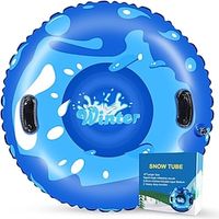 Snow Tube 47 Inch Cold-Resistant Inflatable Big Snow Sled for Kids and Adults Thickened Heavy Duty Hard Bottom Sleds Snow with Handles Winter Toys for Outdoor Sledding Snow Tube Sports Lightinthebox - thumbnail