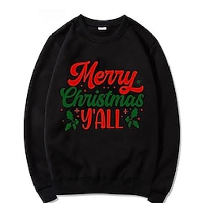 Christmas Cosplay Cartoon Manga Sweatshirt Anime Graphic Top For Men's Women's Unisex Adults' Hot Stamping 100% Polyester Party Festival miniinthebox